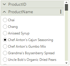 WinForms Filter View Changing Default Editors - Telerik UI for WinForms