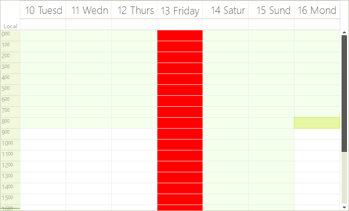 WinForms RadScheduler Formatting Correct Result