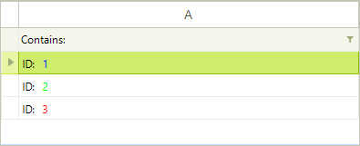 WinForms RadGridView HTML-like Text Formatting