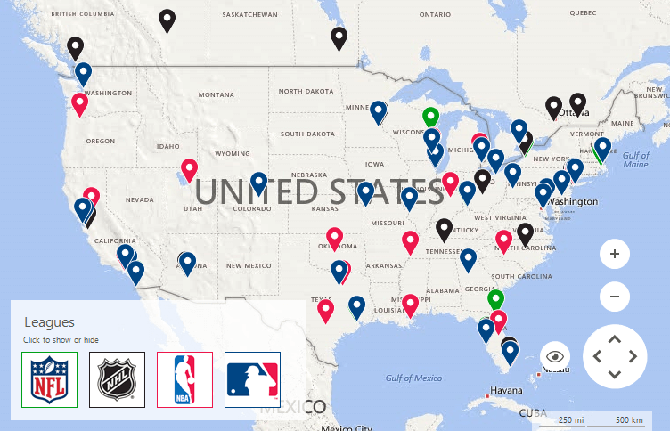 WinForms RadMap Legend
