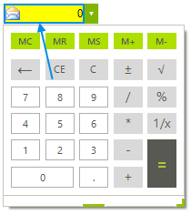 WinForms RadCalculatorDropDown Text Box Customization