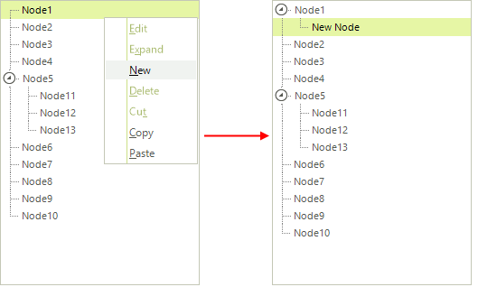 WinForms RadTreeView AllowAdd