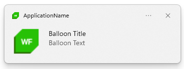 Balloon Notification