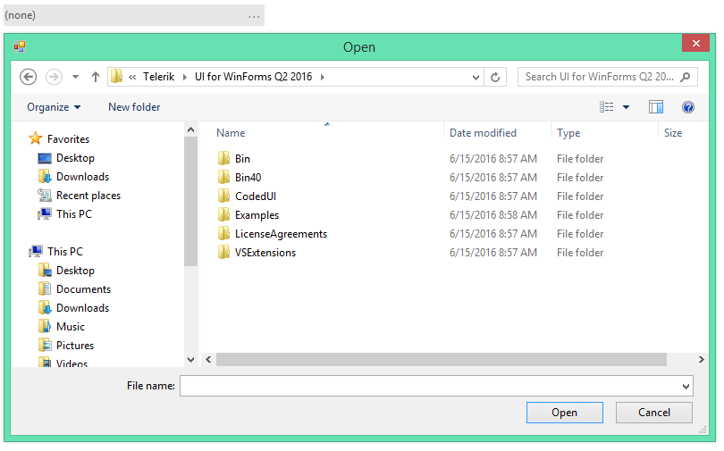 WinForms RadBrowseEditor OpenFileDialog