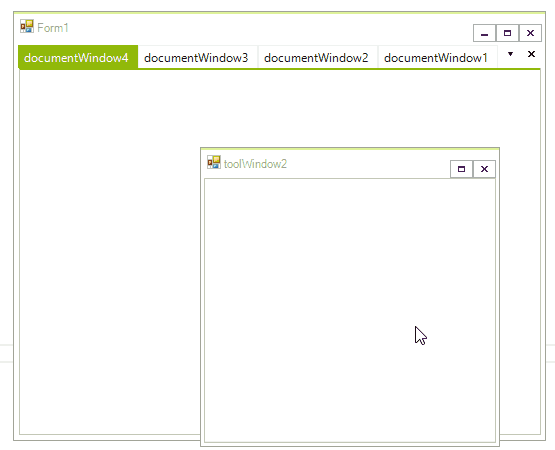 WinForms RadDock Re-Dock Floating Window