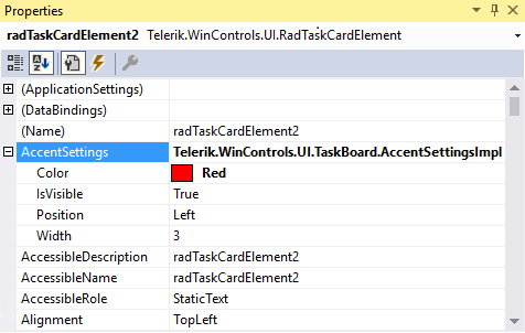 WinForms RadTaskBoard Properties