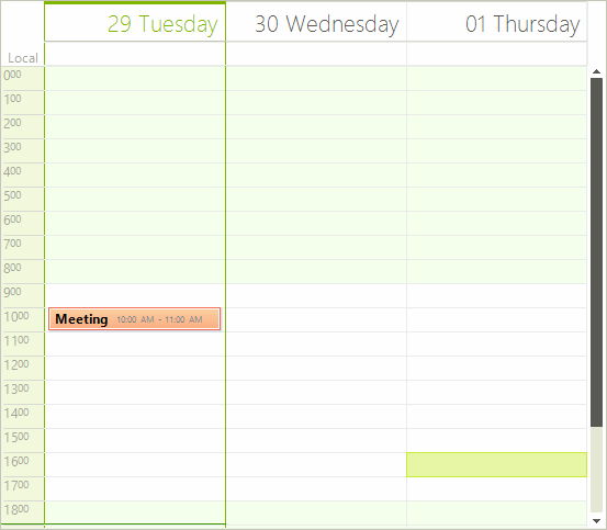WinForms RadScheduler Pasting Appointment