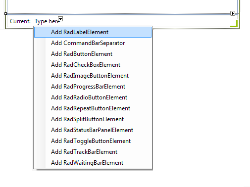 WinForms RadStatusStrip Spring