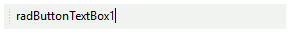 WinForms RadButtonTextBox CommandBarSeparator