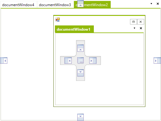 WinForms RadDock DockingGuidesTemplate VS 2008