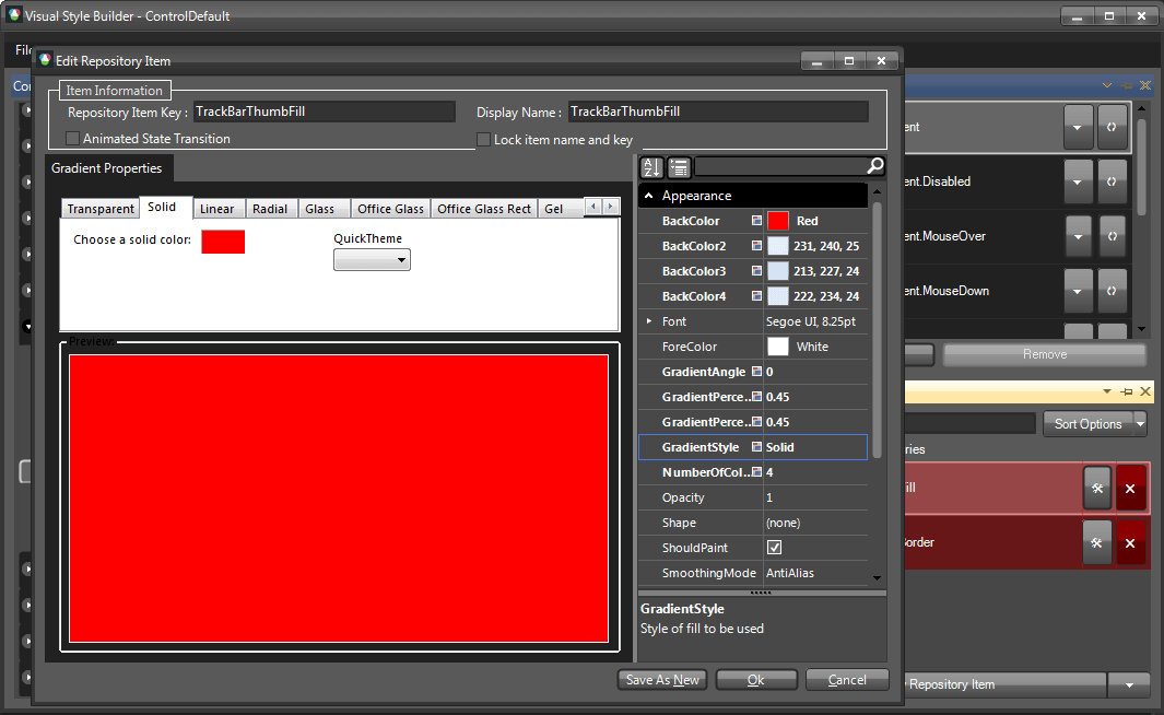 WinForms RadTrackBar TrackBarThumbFill