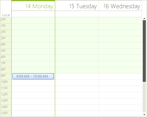 WinForms RadScheduler UTC Default Time Zone