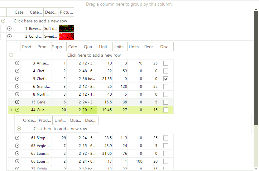 WinForms RadGridView Multi-Level Hierarchy