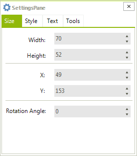 WinForms RadDiagram Settings Pane Customization