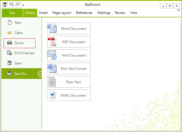 WinForms RadRichTextEditor Localize RadRichTextEditorRibbonUI