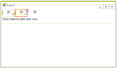 WinForms RadCommandBar Add Strip Element