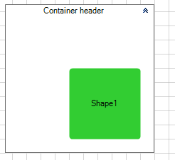 WinForms RadDiagram RadDiagramContainerShape Items