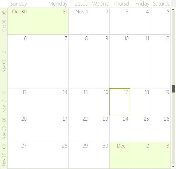 WinForms RadScheduler Row Height