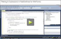 WinForms RadGridView Basic Filtering Tutorial