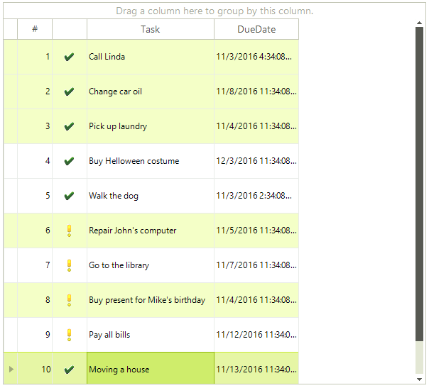 WinForms GridView Features Selection Multiple Selection - Telerik UI ...