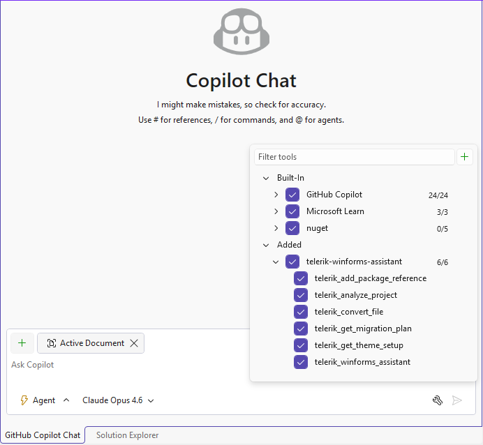 WinForms AI Assistance MCP Server