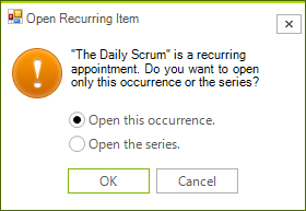 WinForms RadScheduler Dialog