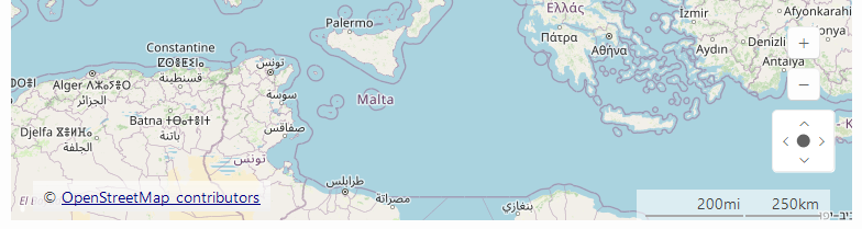 WinForms RadMap Copyright Label Aligment Left