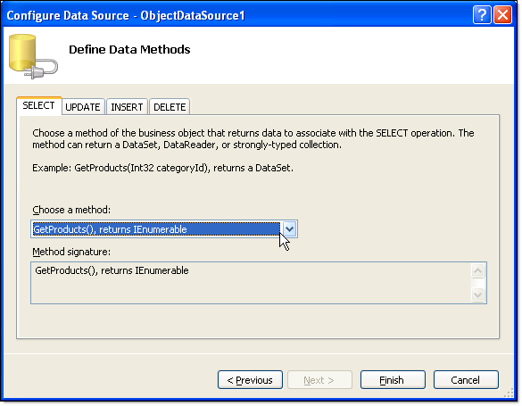 WinForms RadChart Define Data Methods