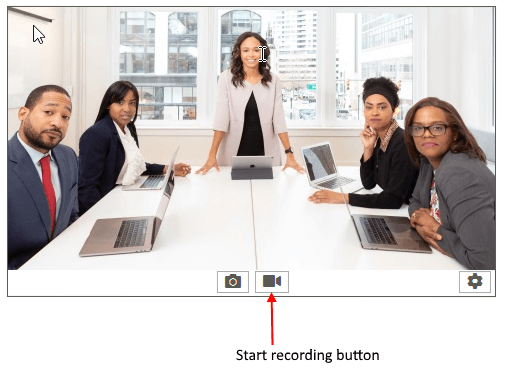 WinForms RadWebcam Recording Video