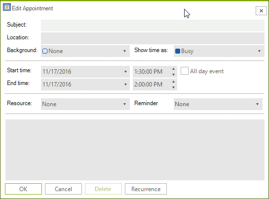 WinForms RadScheduler scheduler-end-user-functionality-editing-appointments 001