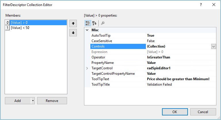 WinForms RadValidationProvider RadValidationRuleWithTargetControl with RadSpinEditor