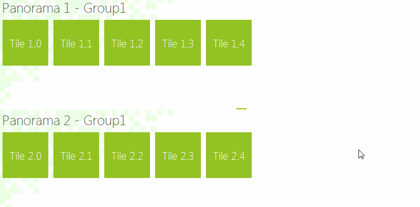 WinForms RadPanorama Drag Drop