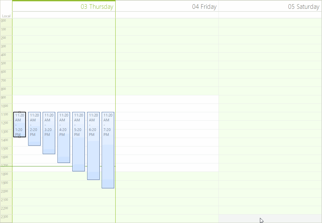 WinForms RadScheduler Custom Input Behavior