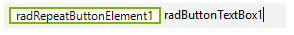 WinForms RadButtonTextBox RadRepeatButtonElement