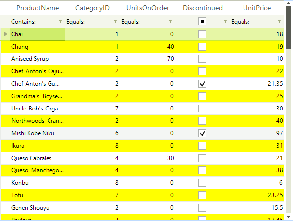 WinForms RadGridView Alternate Row Color