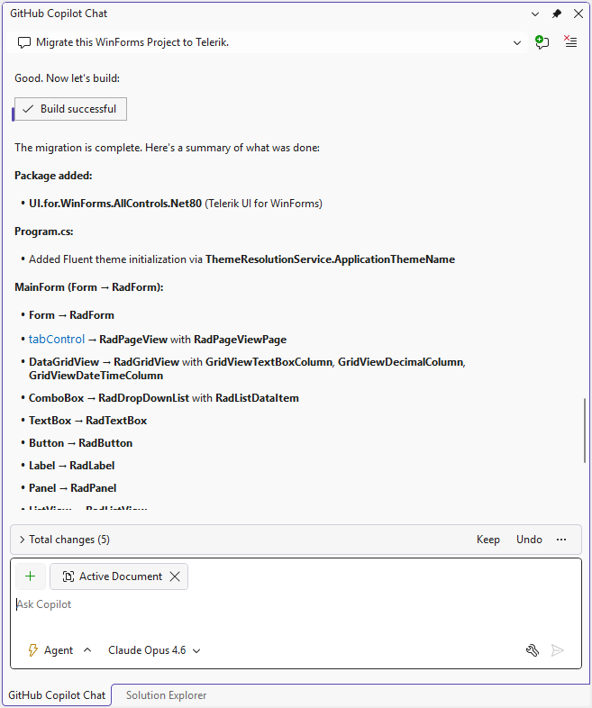 WinForms AI Assistance MCP Server