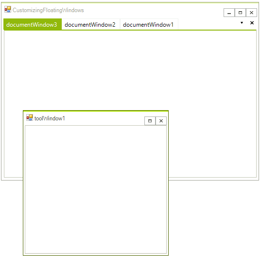 WinForms RadDock Enabling Minimize and Maximize buttons