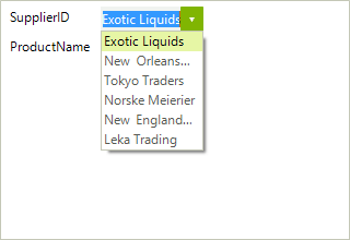 WinForms RadDataEntry Custom Editor