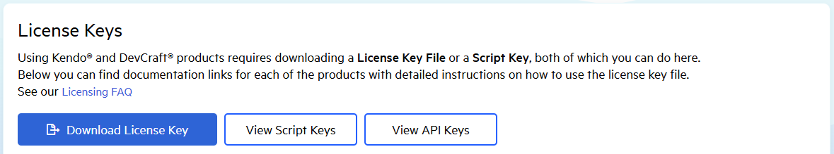 Download a Telerik UI for WinForms License Key