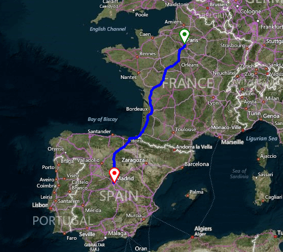 WinForms RadMap Bing routing