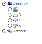 WinForms RadFile-Dialogs Unfiltered Directories