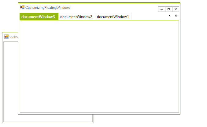 WinForms RadDock FloatingWindow Under MainForm