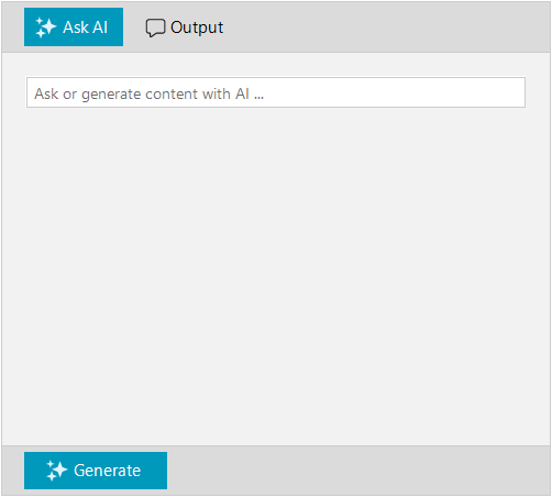 WinForms RadAIPrompt Views