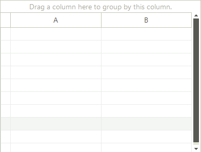 WinForms RadGridView Empty Grid