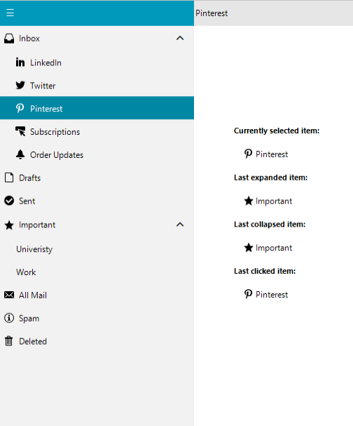 WinForms RadNavigationView Hierarchy Support