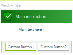 WinForms RadTaskDialogButton