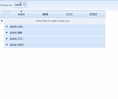 RadGridView Format Group Child Cells