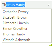 WinForms RadDropDownList SuggestMode Contains