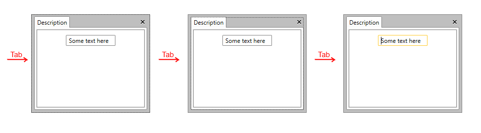 WPF RadDocking RadDocking behavior when Tab key is pressed multiple times