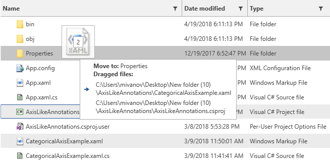 WPF RadFileDialogs Custom content template